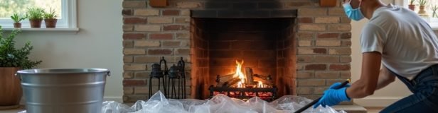 Préparation de la zone de nettoyage