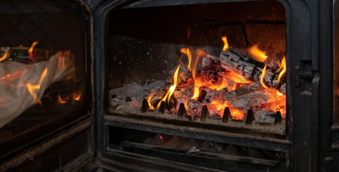 Bois de chauffage pas cher dans la poêle